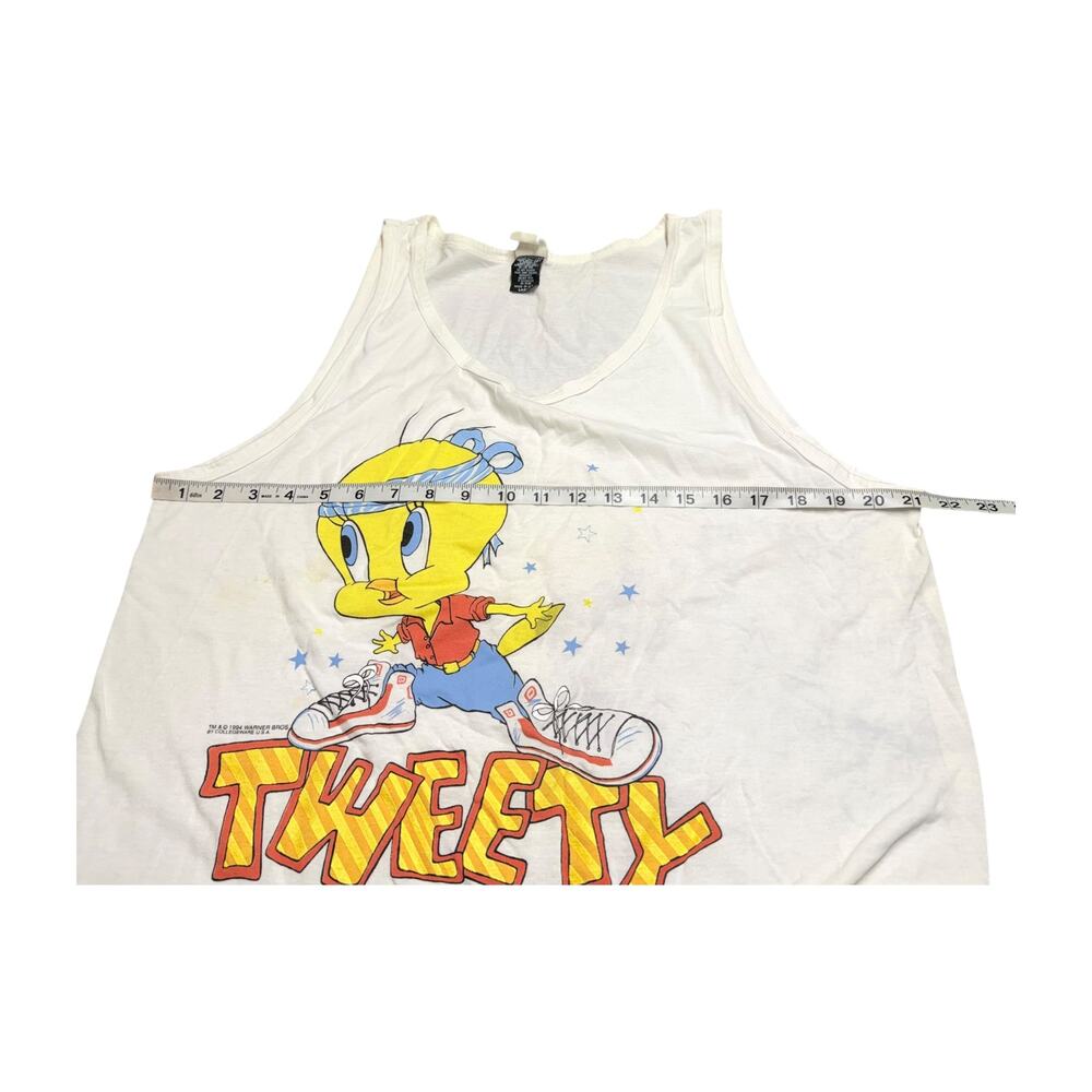 Vintage Tweety Looney Tunes Tank Top Large - Picture 6 of 8